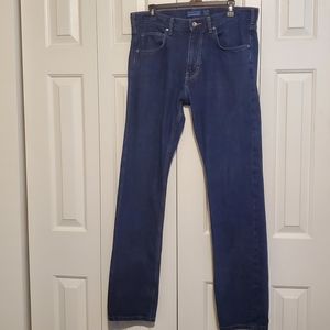 Patagonia iron clad 1973 mens straight leg denim jeans size 34x34 100% cotton